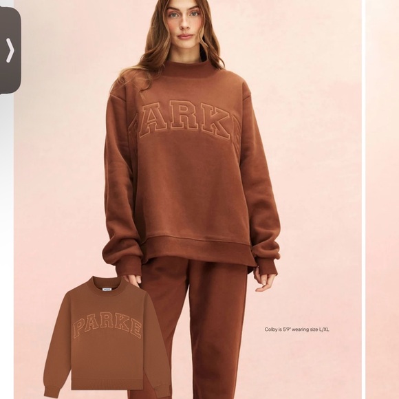 Parke Tops - Parke Monochrome Mocha Mockneck